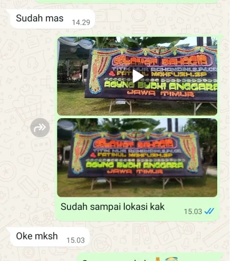 Pengiriman Papan Bunga Cangkrepkidul Purworejo
